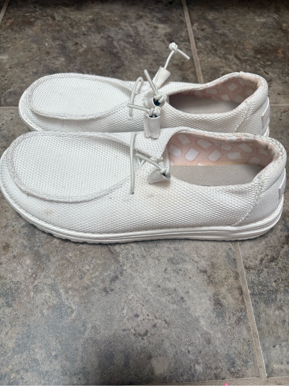 Hey Dude Marshmallow White Slip-On Sneakers